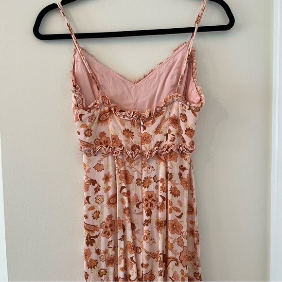 Women’s midi summer dress, XS, AUS size 6, flowy summer dress, coral/peach color - Picture 6 of 10